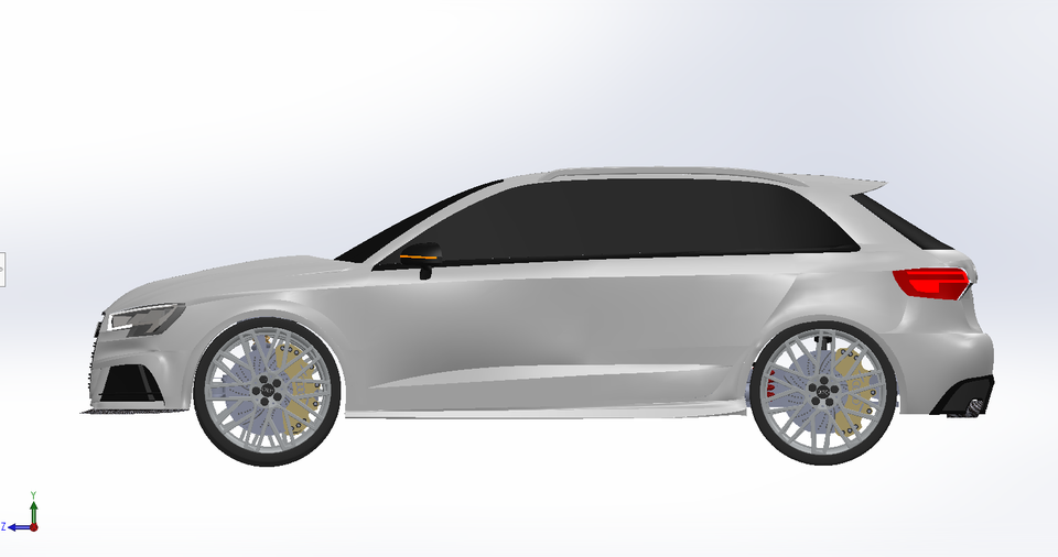 Audi a3 3d model free download